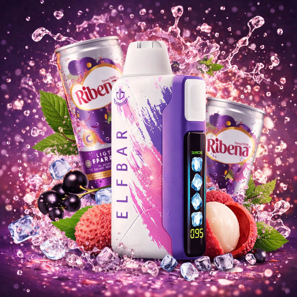 ELF BAR Ice King 30000 — Лимонад Рибена Личи (Ribena Lychee)-5 ELF BAR Ice King 30000 — Лимонад Рибена Личи (Ribena Lychee)5